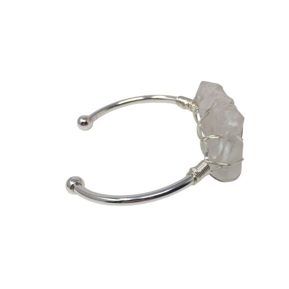 Kinsley Armelle Devi Collection Silver Quartz Bracelet - Picture 11 of 16